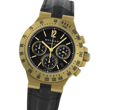 Pre Owned Bvlgari Diagono Professional CH40GLDTA Watch