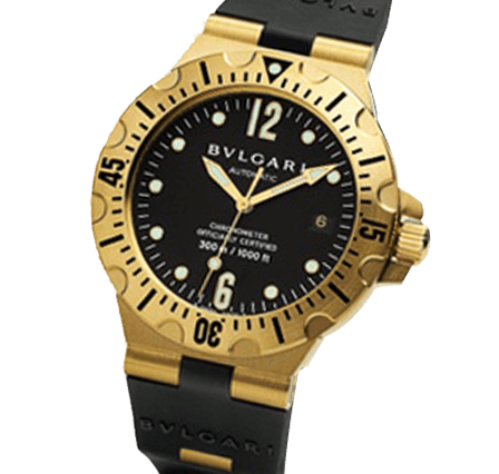 Pre Owned Bvlgari Diagono Professional SD40GVDAUTO Watch