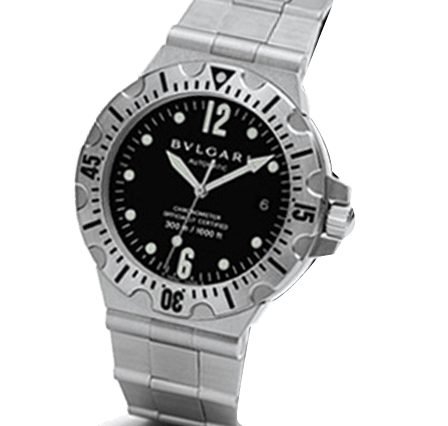 Pre Owned Bvlgari Diagono Professional SD40SSDAUTO Watch